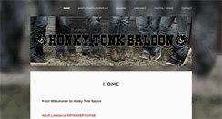 Desktop Screenshot of honkytonksaloon.ch
